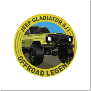 4x4 Offroad Legends: Jeep Gladiator Series 1 Posters and Art